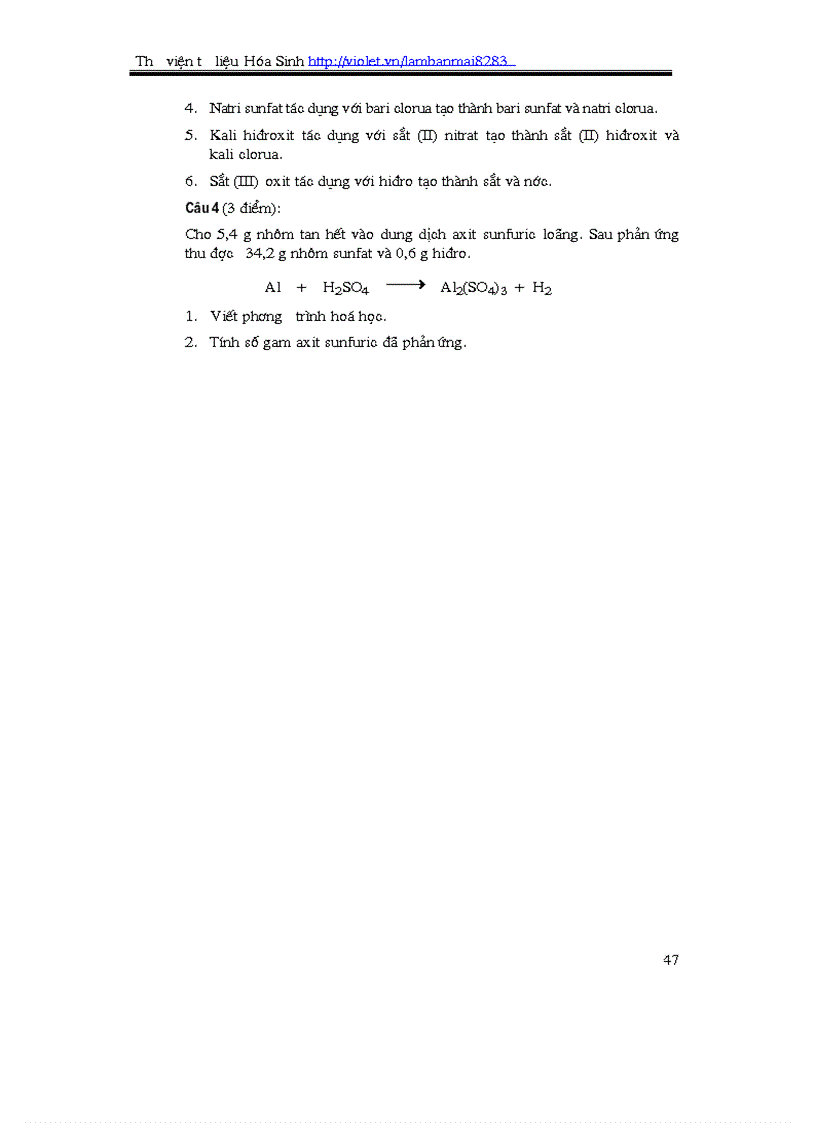 image for page Câu hỏi và bài tập KT Hóa 8 NXBGD Chương 3