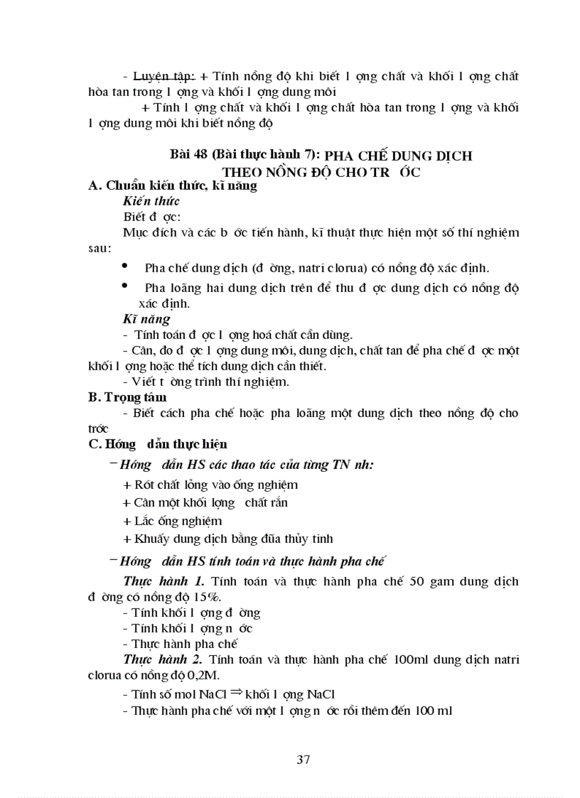 image for page Chuẩn kiến thức kĩ năng Hóa học 8