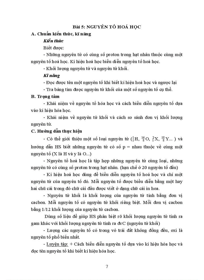 image for page Chuẩn kiến thức Kỹ năng Hóa học 8 THCS