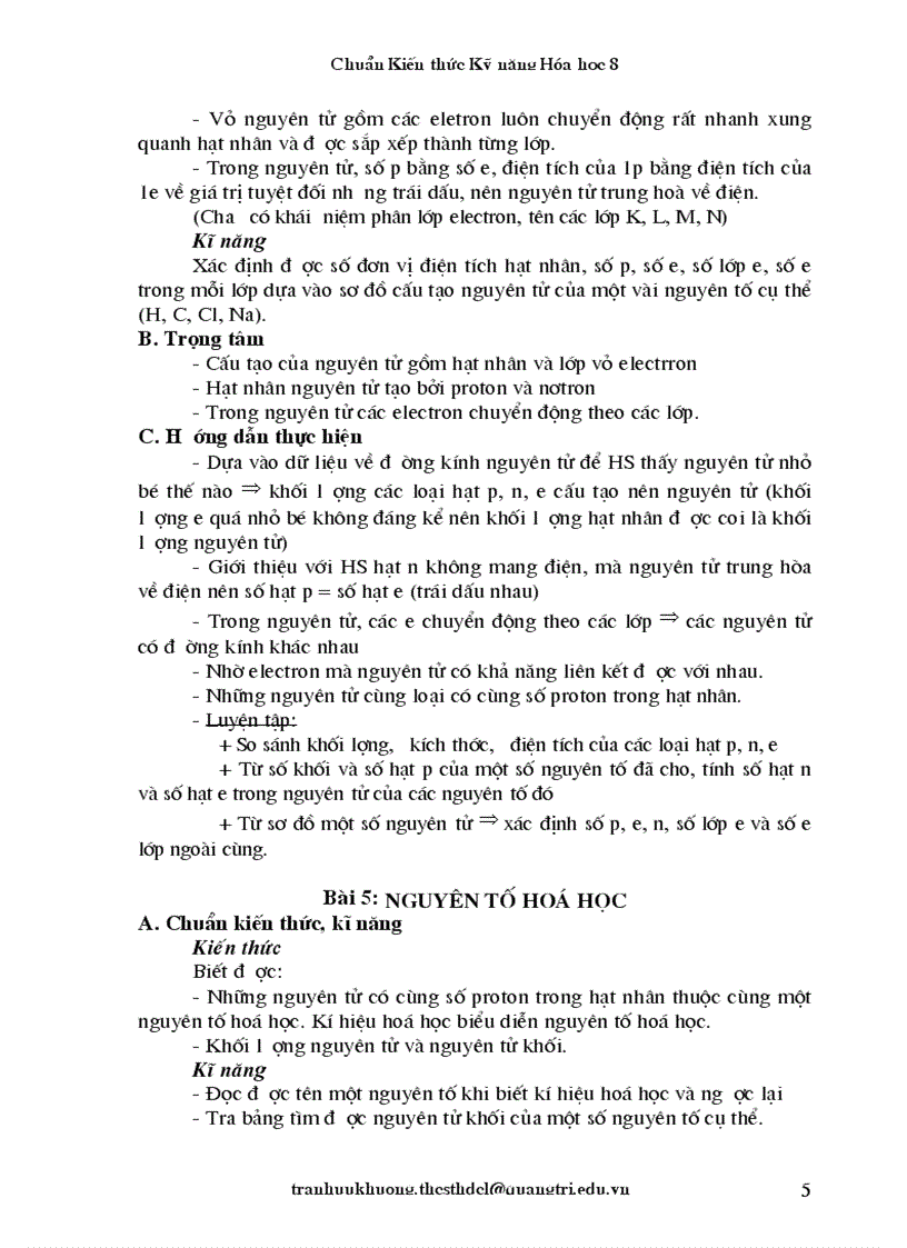 image for page Chuẩn Kiến thức Kỹ năng Hóa học 8
