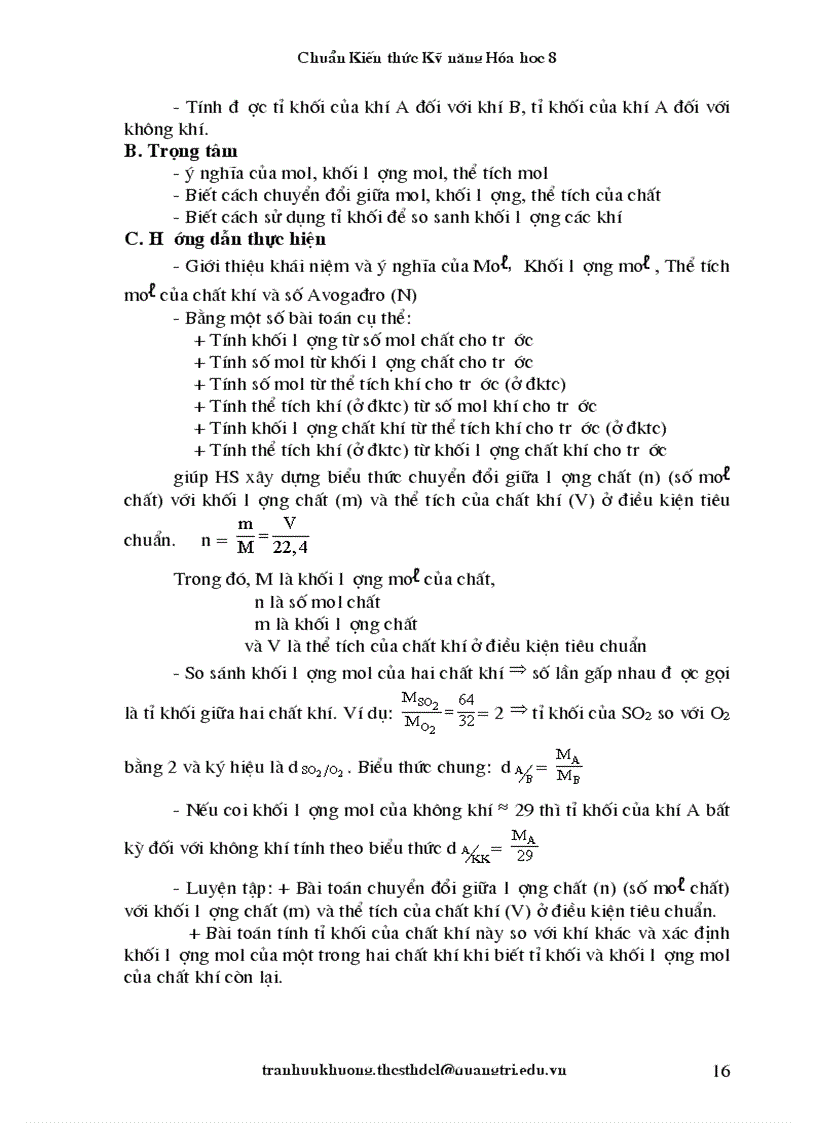 image for page Chuẩn Kiến thức Kỹ năng Hóa học 8