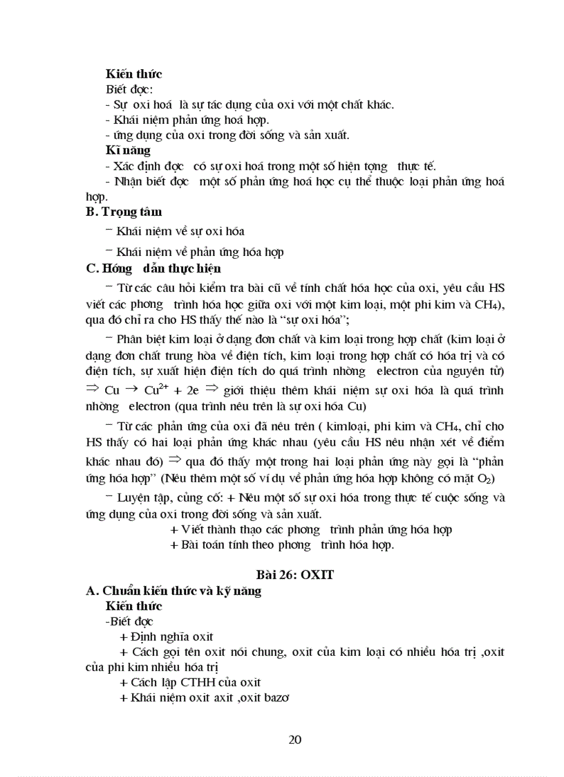 image for page Chuẩn KTKN môn Hóa học 8