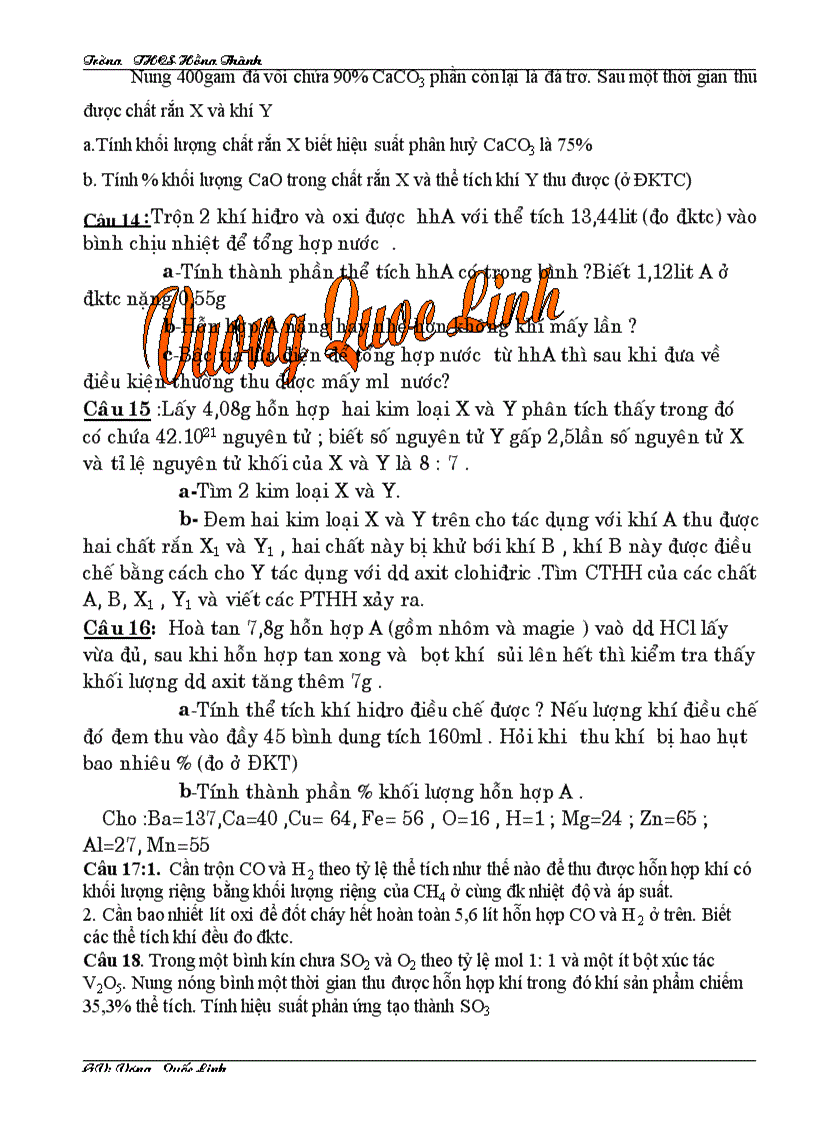 image for page Chuyen de bd hsg HOA HOC lop 8