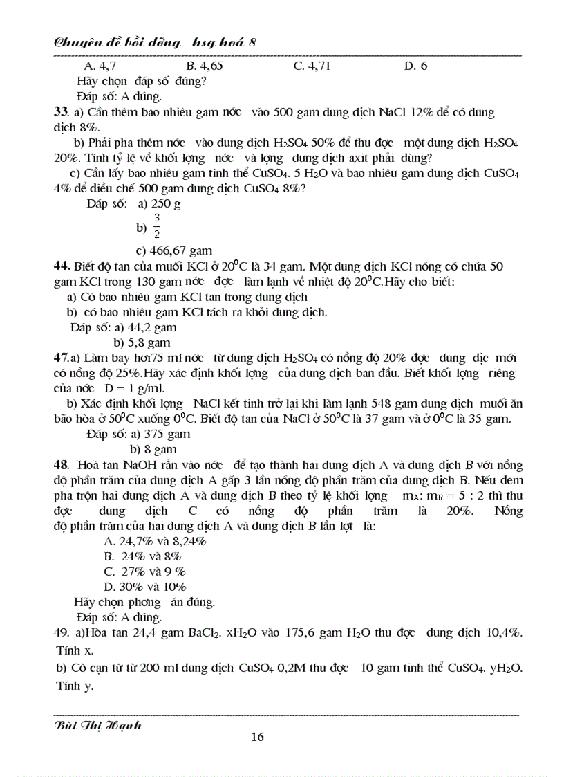 image for page Chuyên đề ôn thi hsg hóa 8