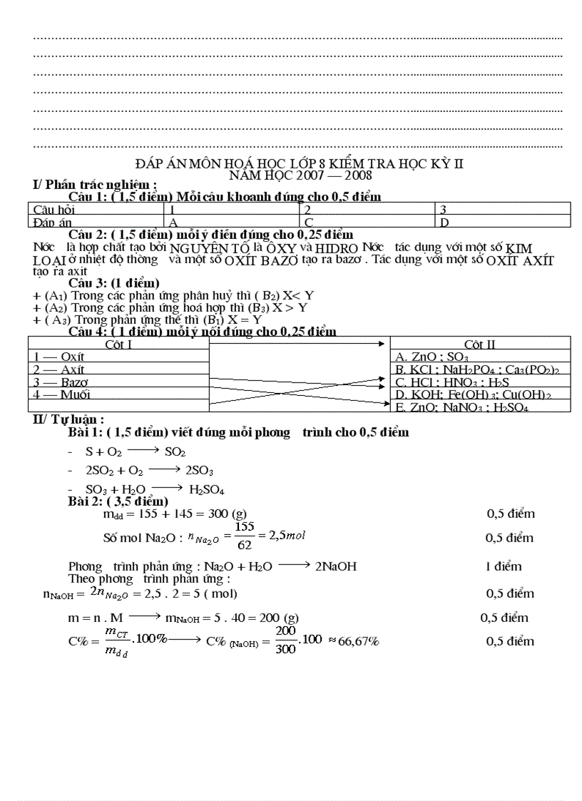 image for page Đề bài kiểm tra học kỳ II