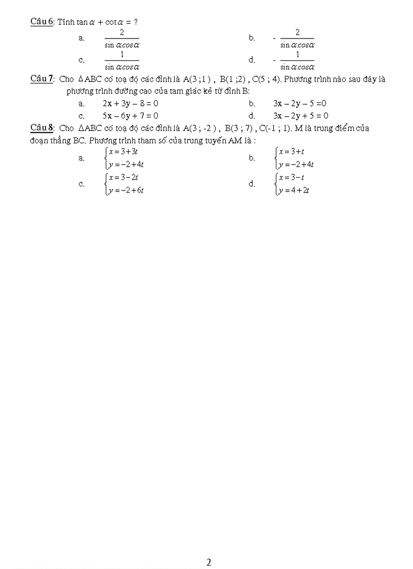 image for page Đề thi học kỳ ii toán 10 ban khxh