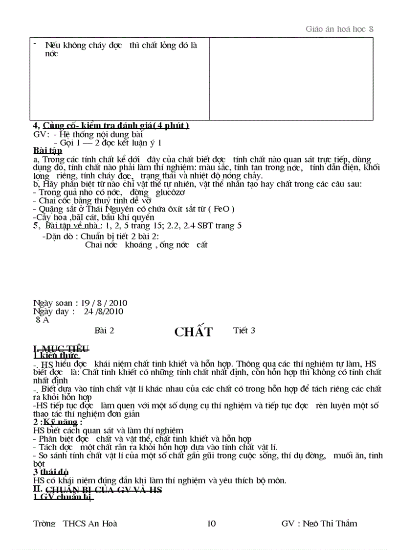 image for page Đơn chất và hợp chất phân tử tiết 1