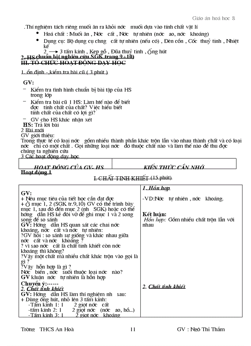 image for page Đơn chất và hợp chất phân tử tiết 1