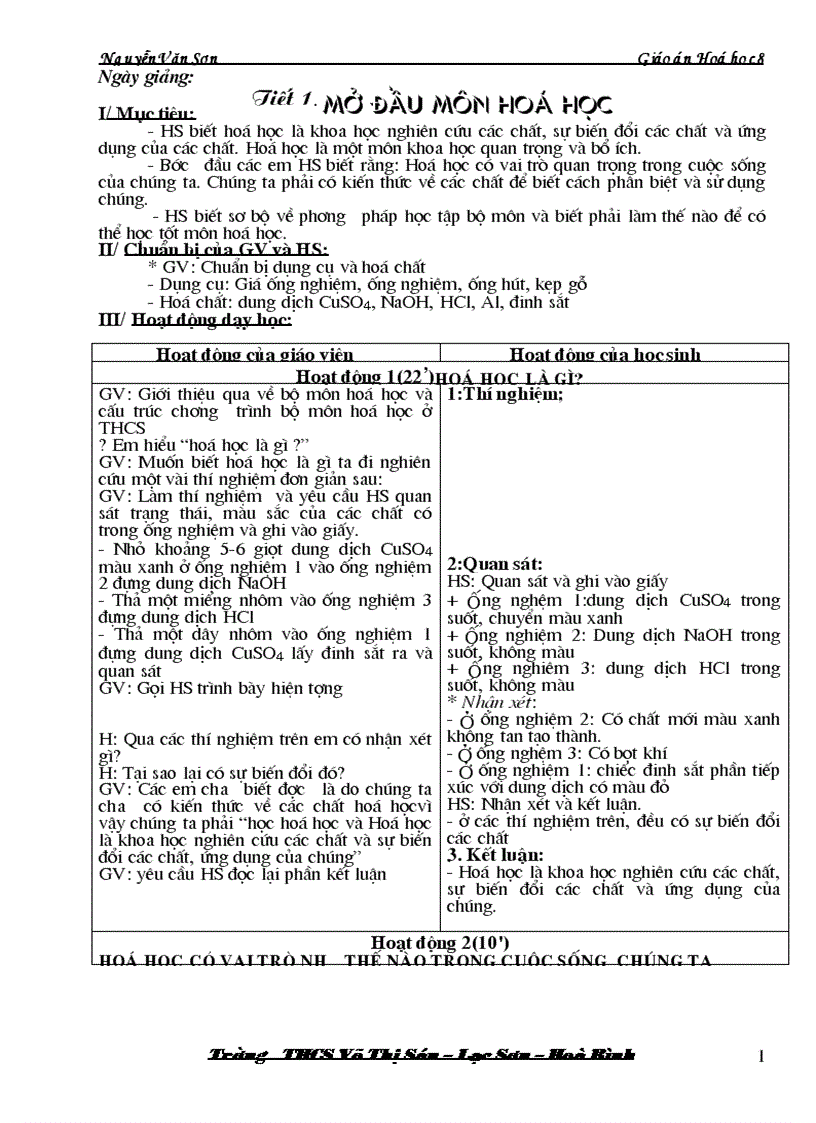 image for page GA Hóa 8 HKI 2 cột Đang sử dụng tốt