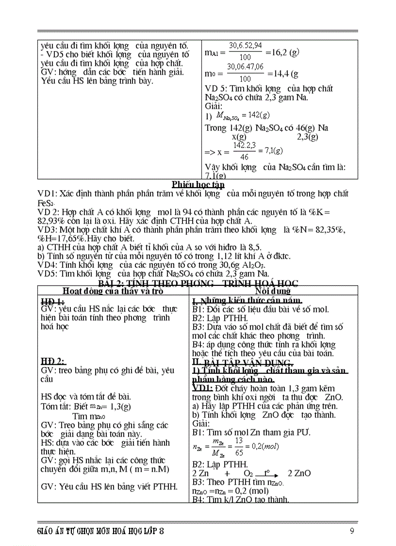 image for page GA tu chon hoa lop 8