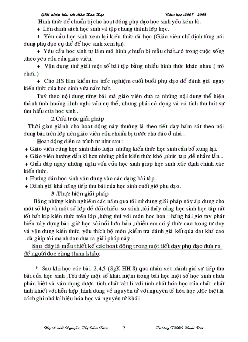 image for page Giai phap phu dao hoc sinh yeu kem mon hóa hoc 8