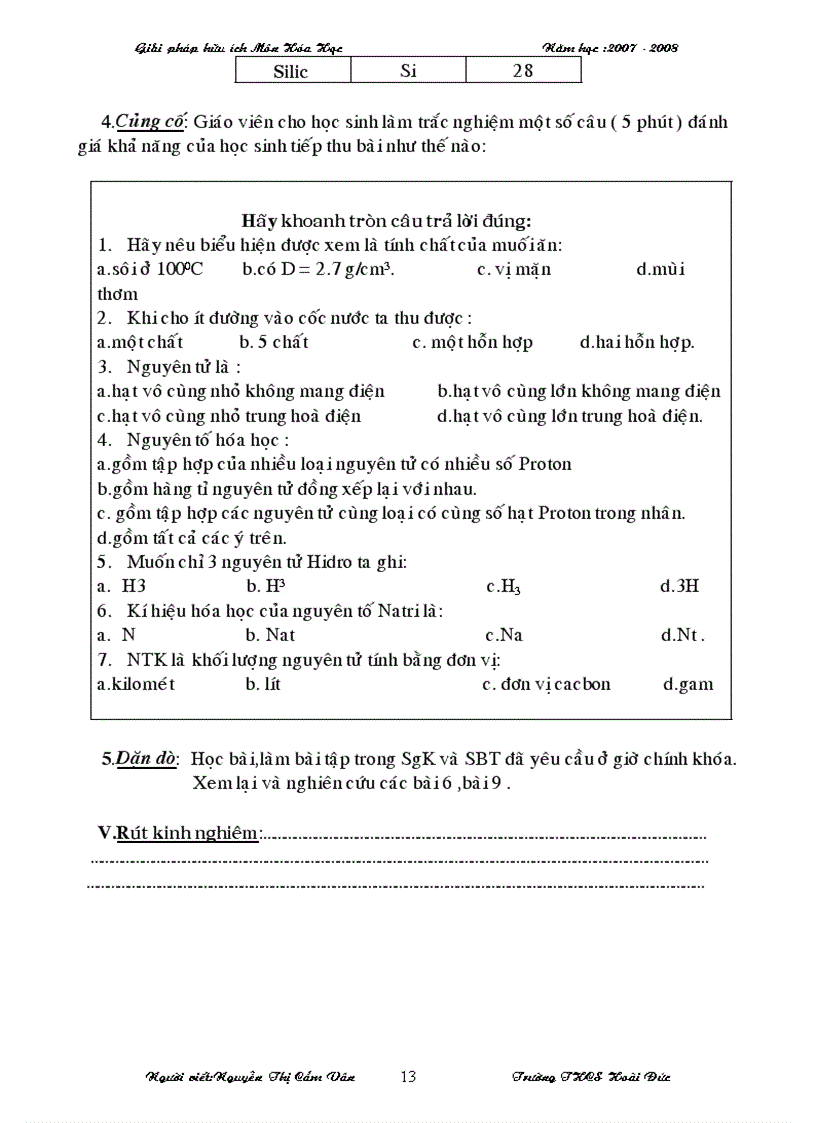 image for page Giai phap phu dao hoc sinh yeu kem mon hóa hoc 8