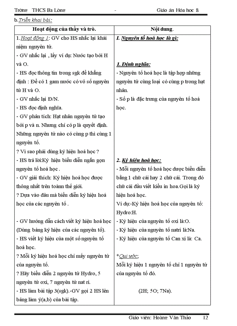 image for page Giao an hoa 8 tron bo