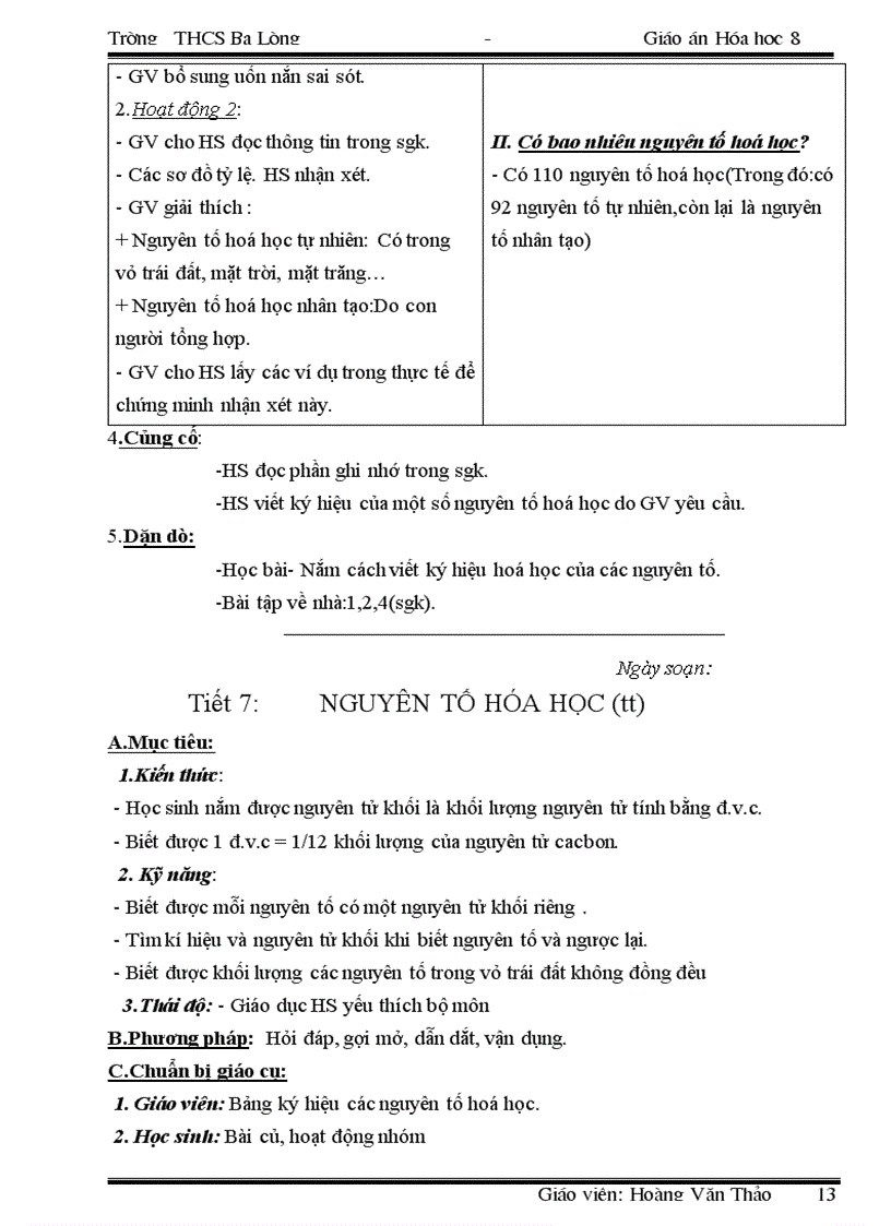 image for page Giao an hoa 8 tron bo