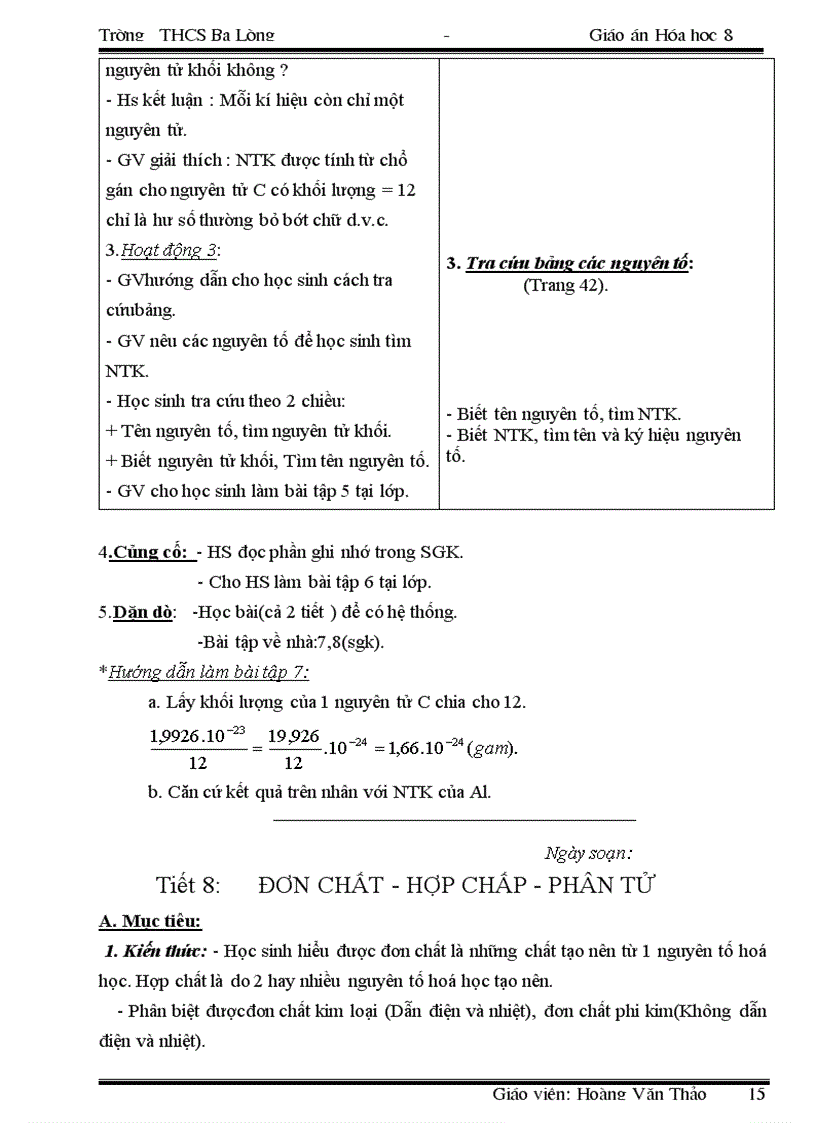 image for page Giao an hoa 8 tron bo