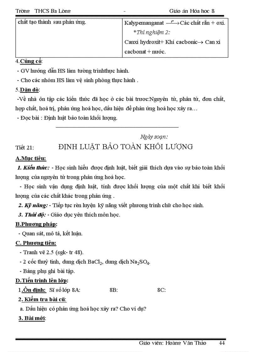 image for page Giao an hoa 8 tron bo