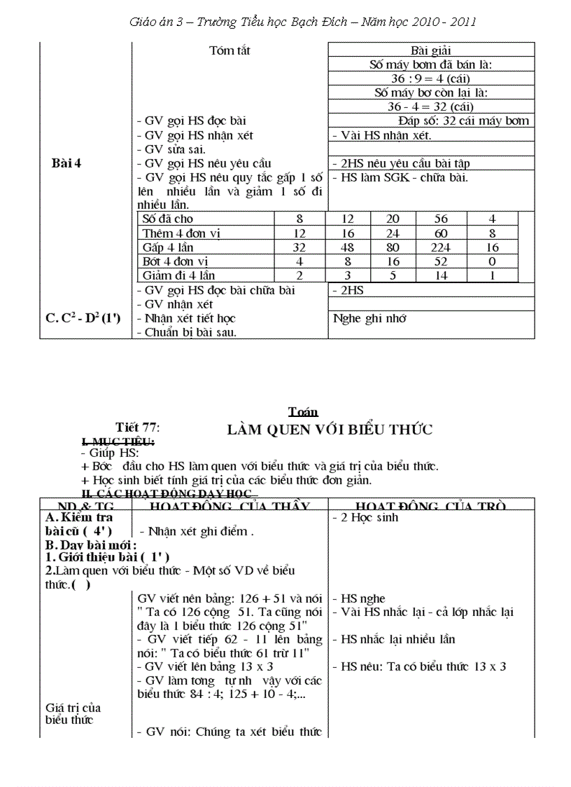 image for page Giáo án 3 Tuần 13 16