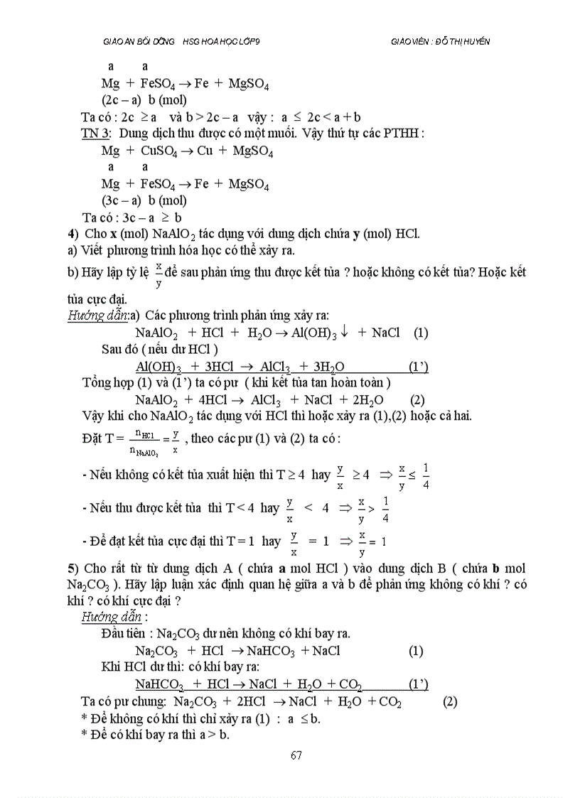 image for page Giáo an BDHSG Hóa Học 9 cực hay