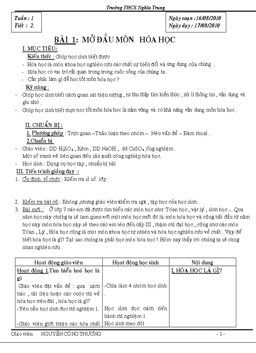 image for page Giao an chuan kt hoa 8