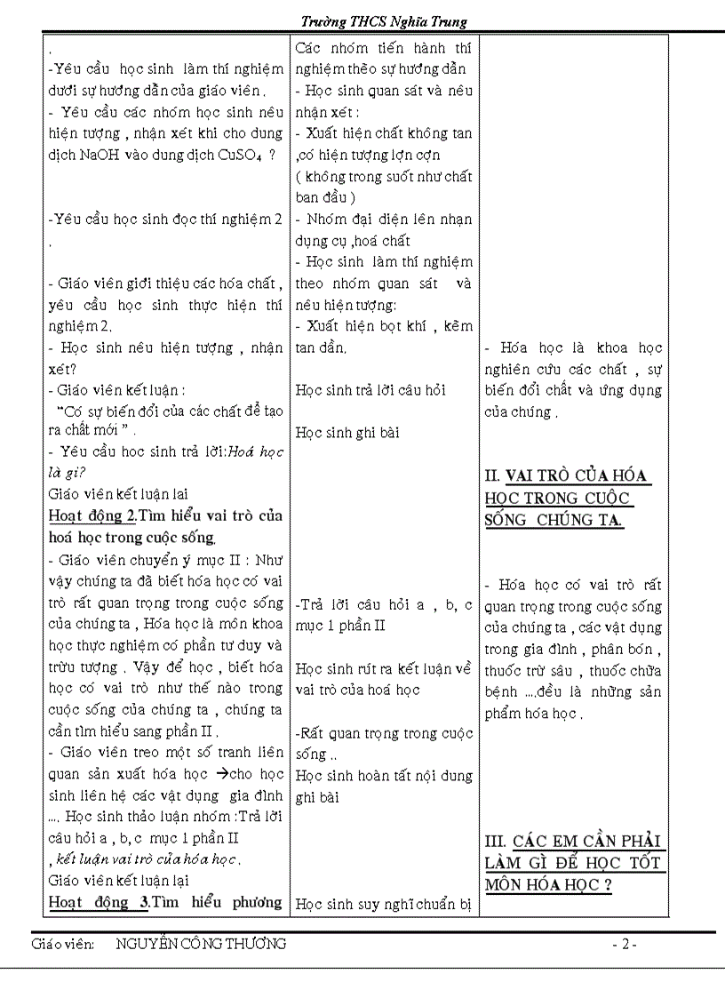 image for page Giao an chuan kt hoa 8