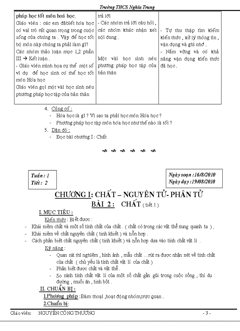 image for page Giao an chuan kt hoa 8