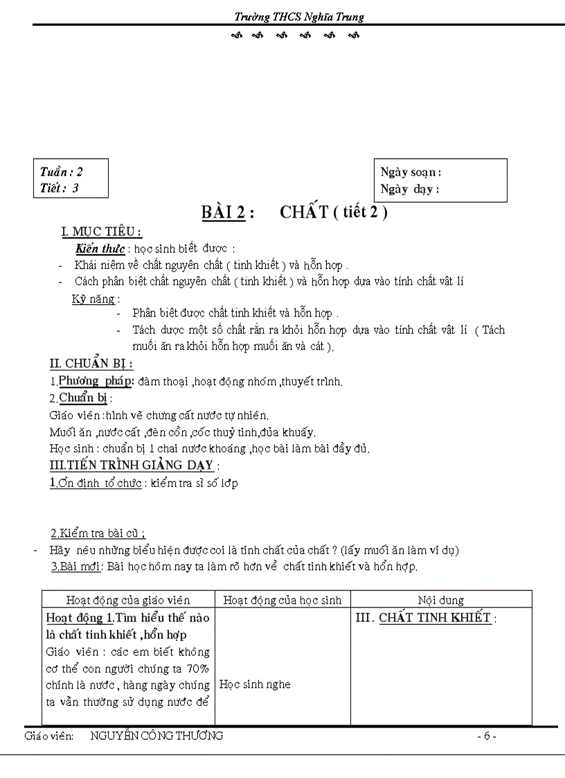 image for page Giao an chuan kt hoa 8