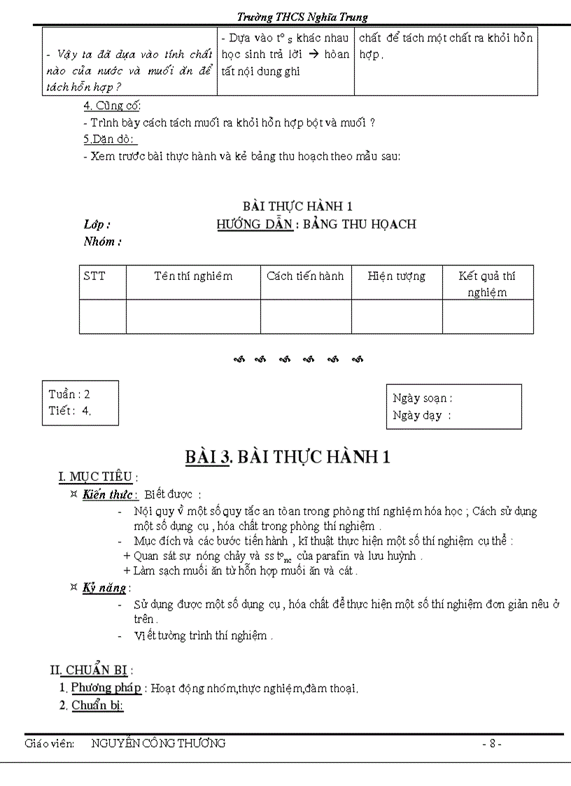 image for page Giao an chuan kt hoa 8