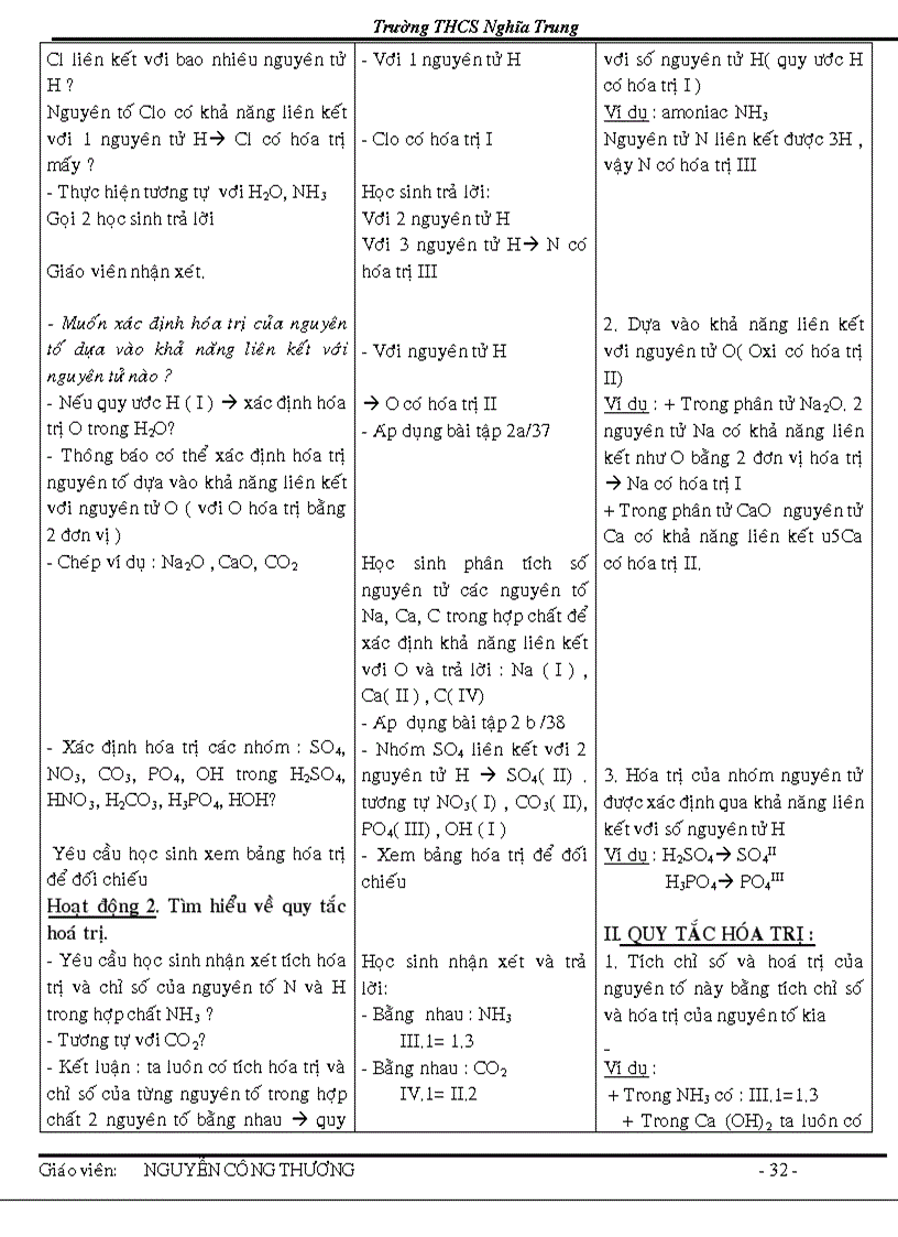 image for page Giao an chuan kt hoa 8