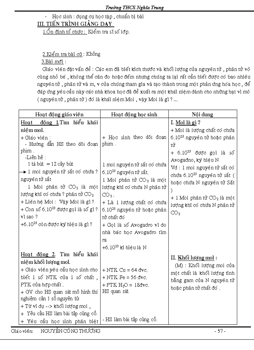 image for page Giao an chuan kt hoa 8