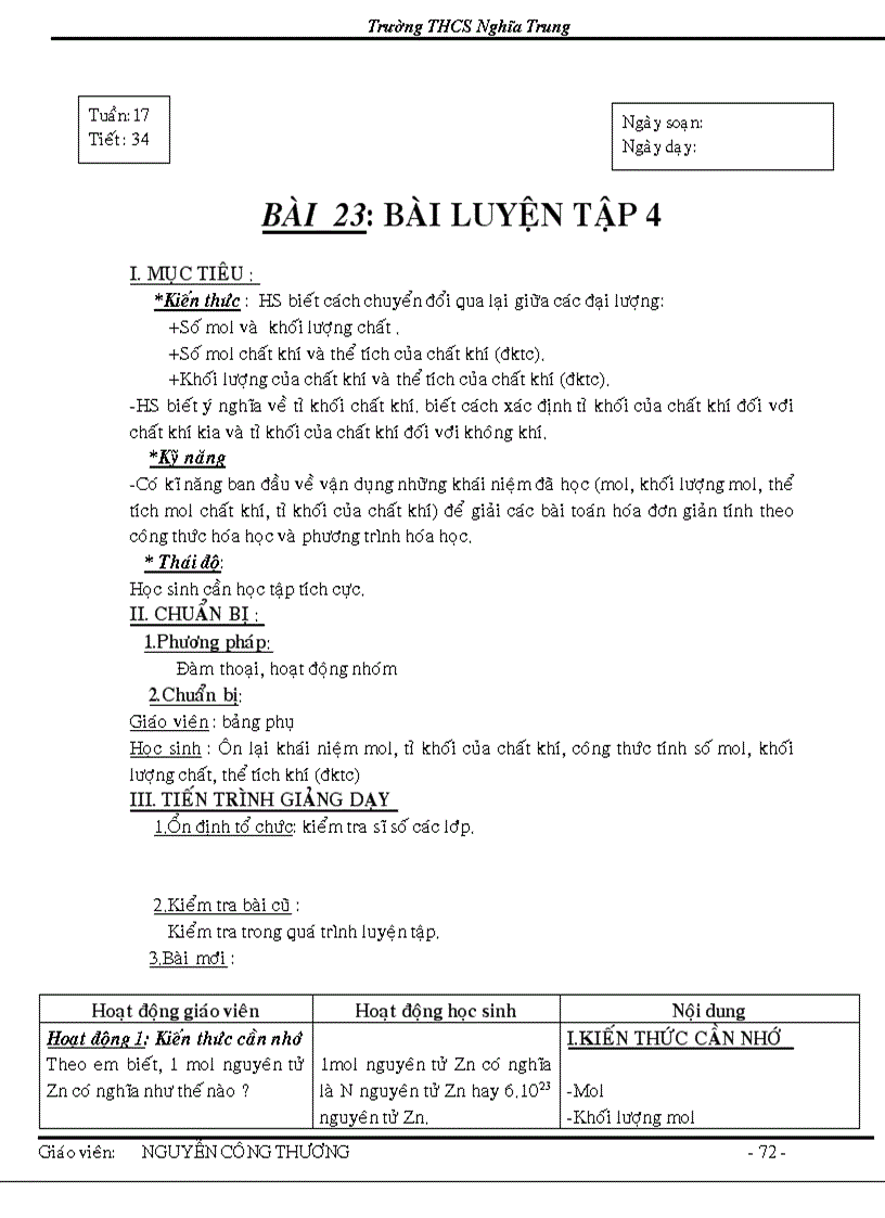 image for page Giao an chuan kt hoa 8