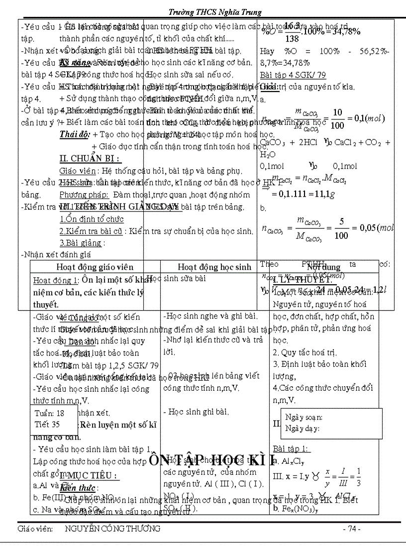 image for page Giao an chuan kt hoa 8