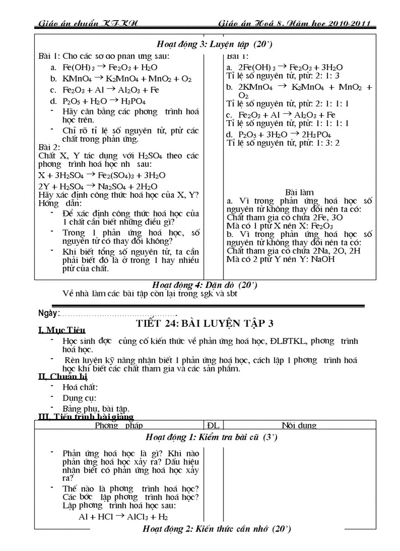 image for page Giao an chuan KT KN 2011 Chuong 2