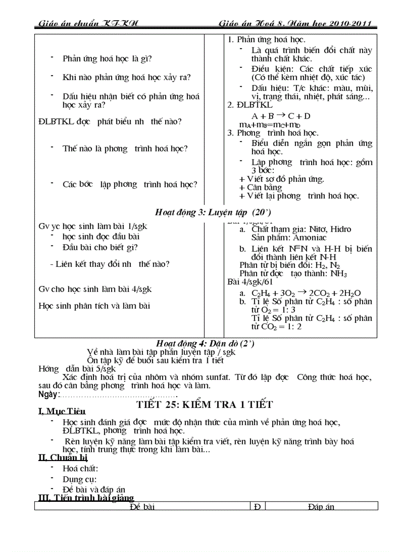 image for page Giao an chuan KT KN 2011 Chuong 2