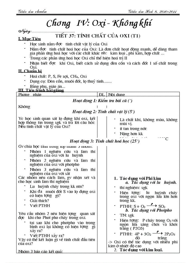 image for page Giao an chuan KT KN 2011 Chuong 4