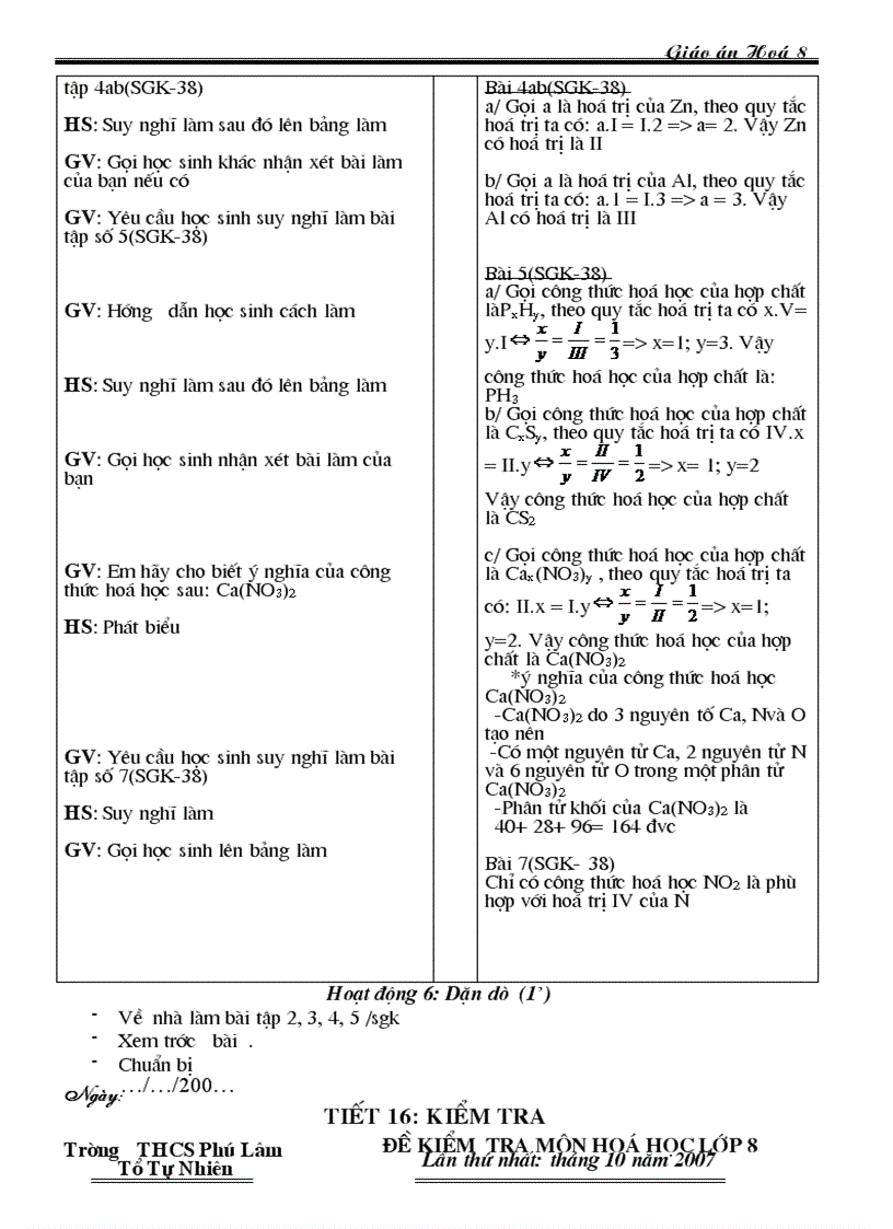image for page Giao an chuan KT KN 2011 Lam