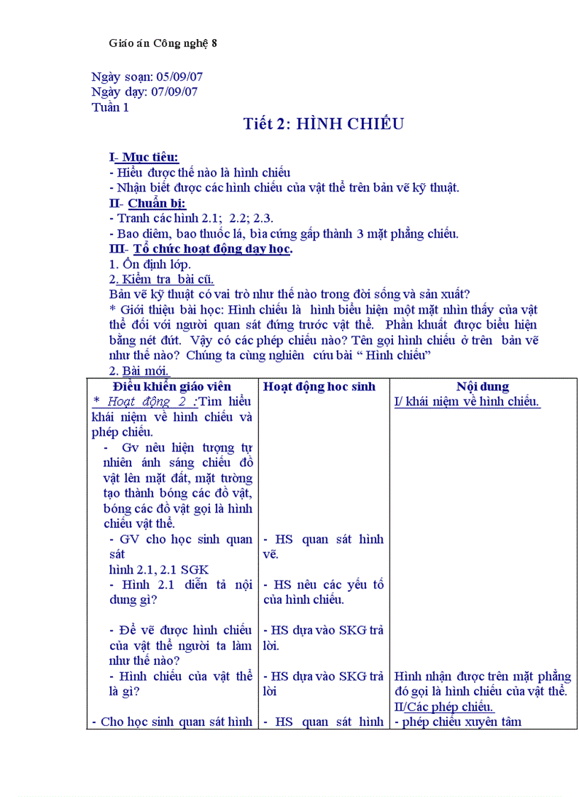 image for page Giao an cong nghe 8