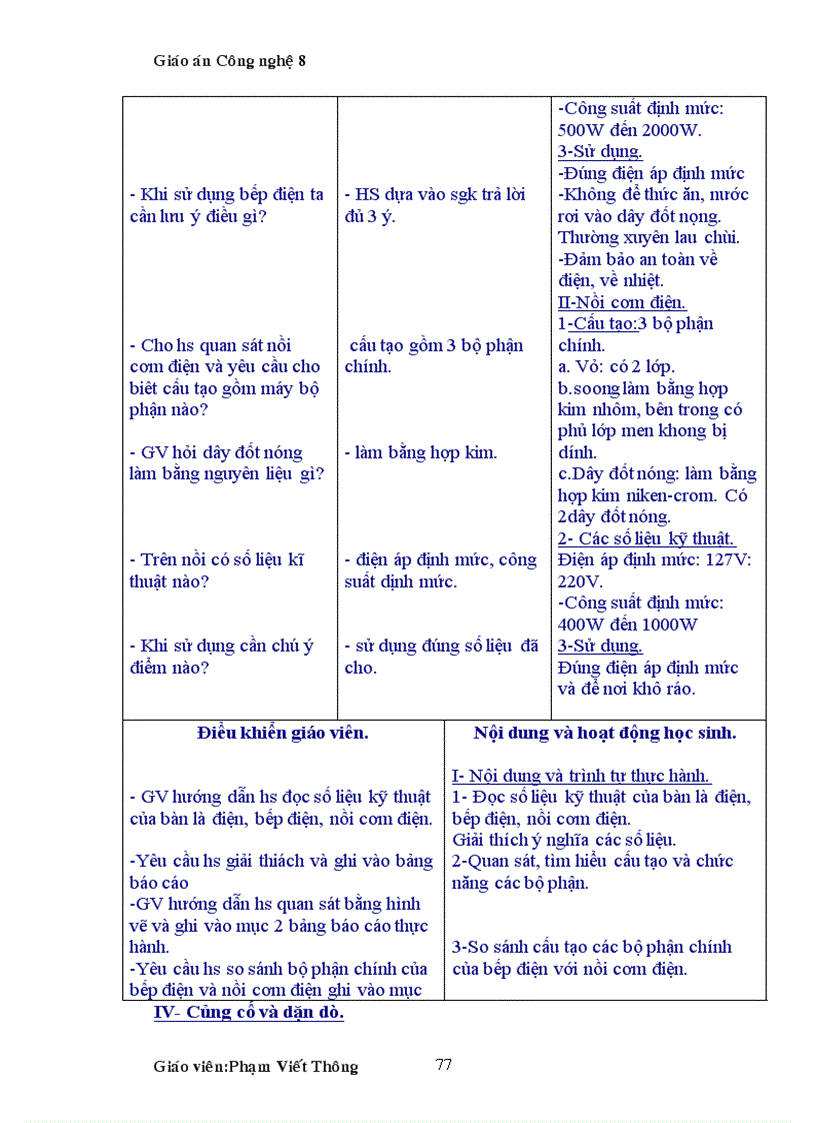 image for page Giao an cong nghe 8