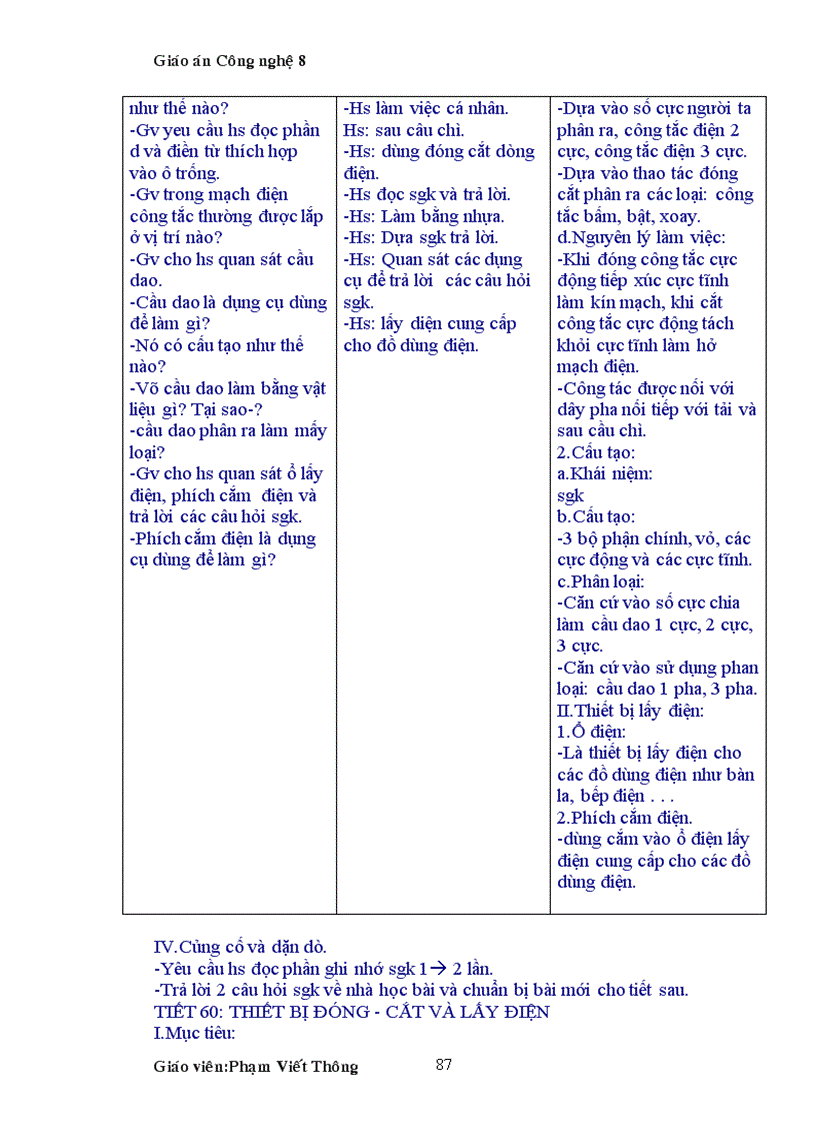 image for page Giao an cong nghe 8