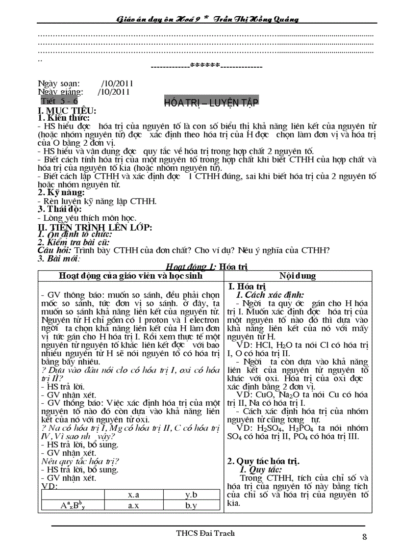 image for page Giáo án dạy ôn