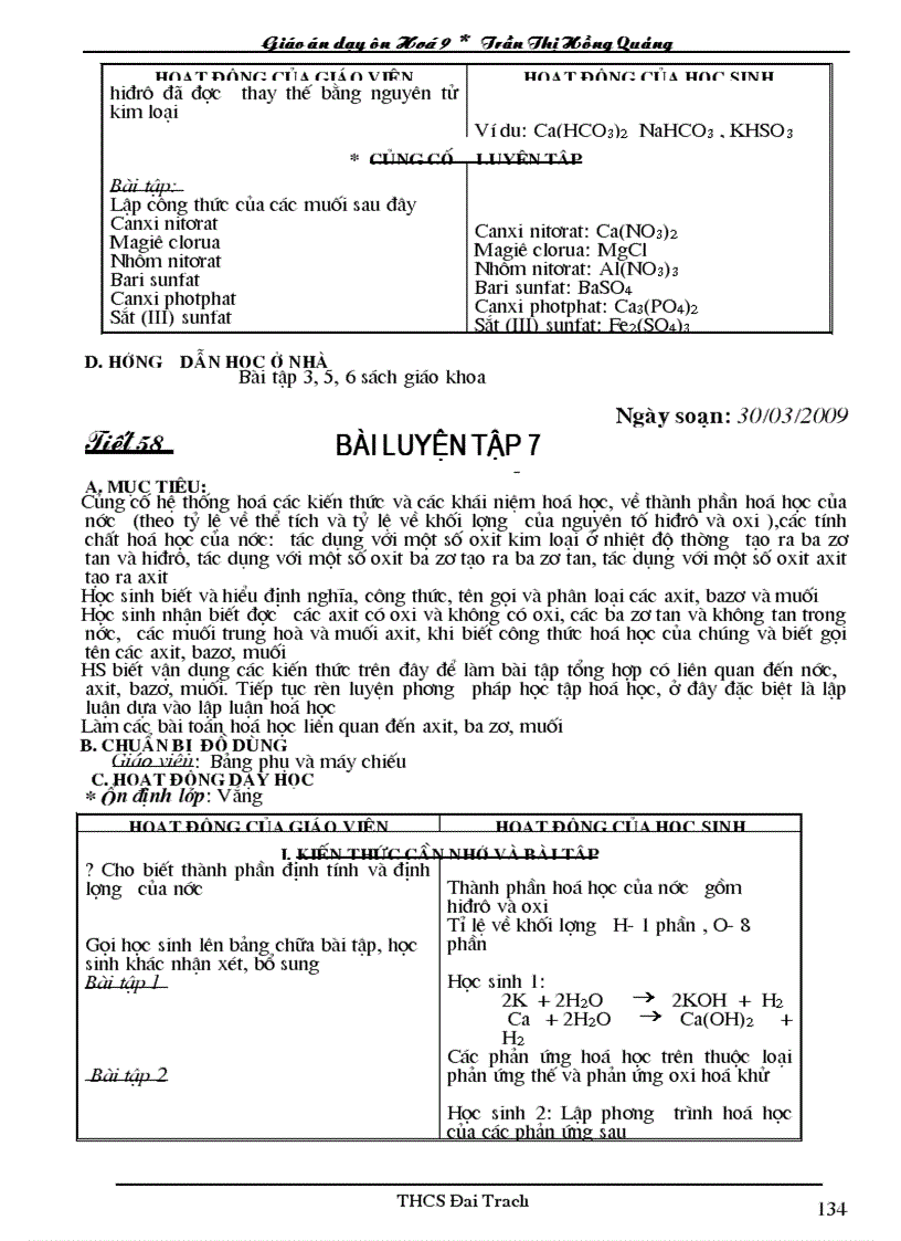 image for page Giáo án dạy ôn