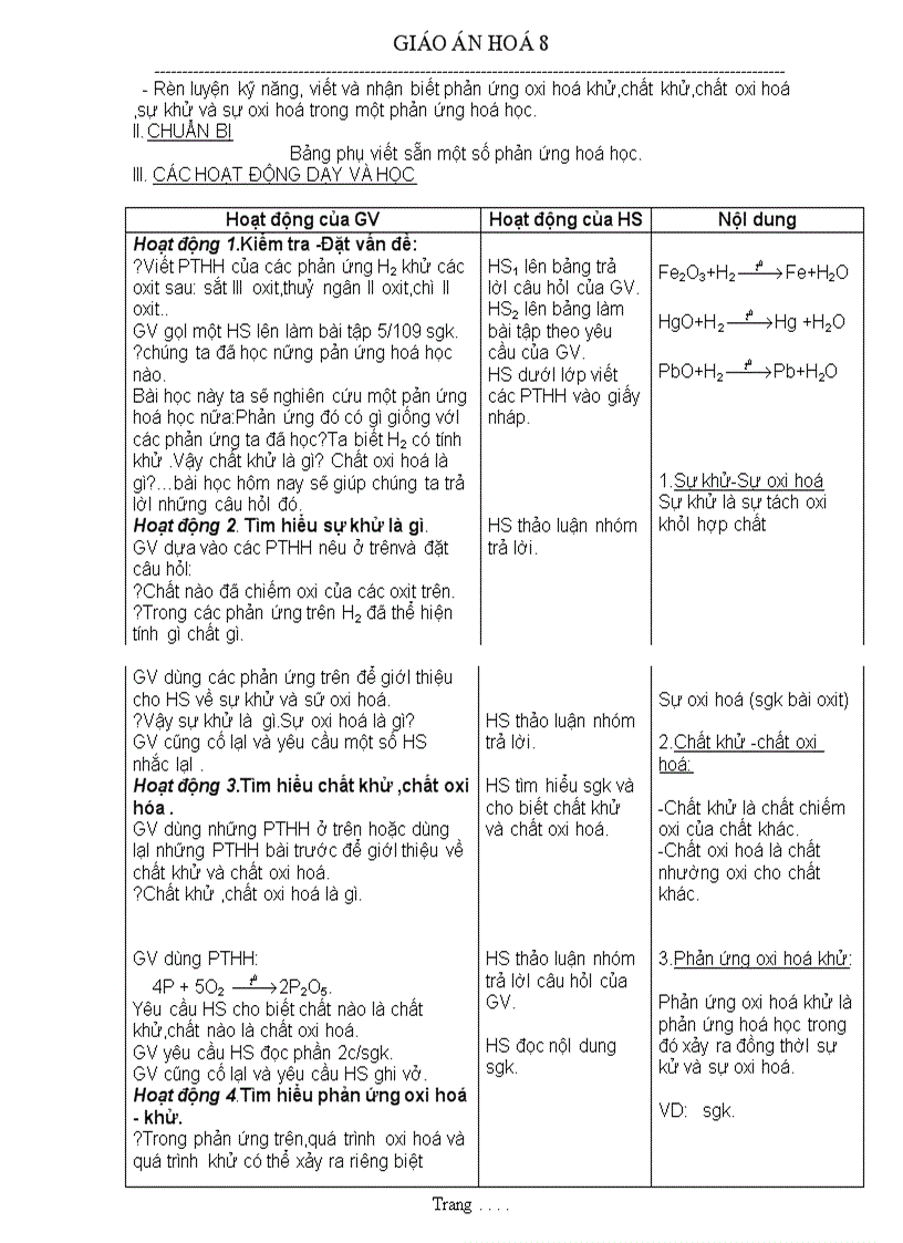image for page Giáo án HH 9 Chương V