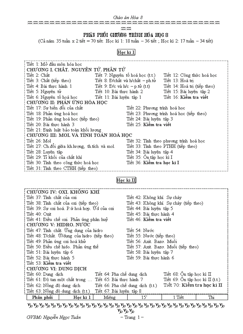 image for page Giáo án hóa 8 3cột