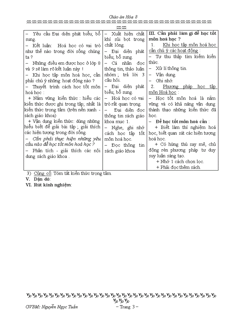 image for page Giáo án hóa 8 3cột