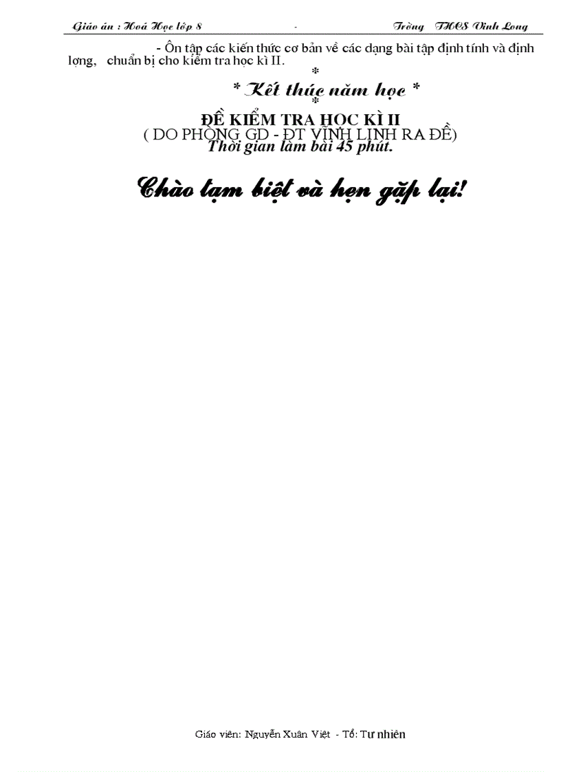 image for page Giáo án Hóa 8 cả năm đầy đủ