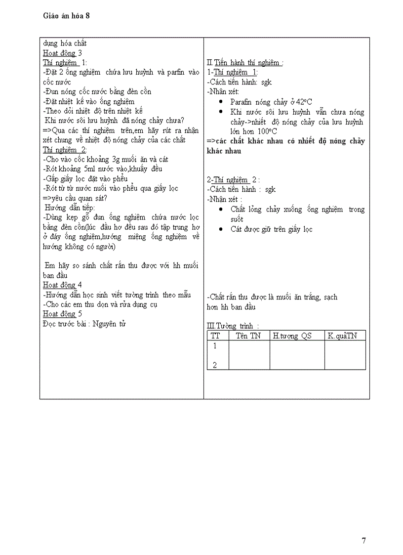 image for page Giáo án hóa 8 chi tiết