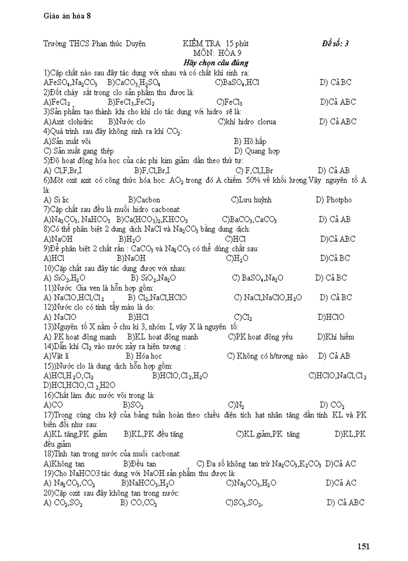 image for page Giáo án hóa 8 chi tiết