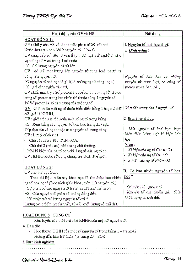 image for page Giáo án hóa 8 chọn bộ vip