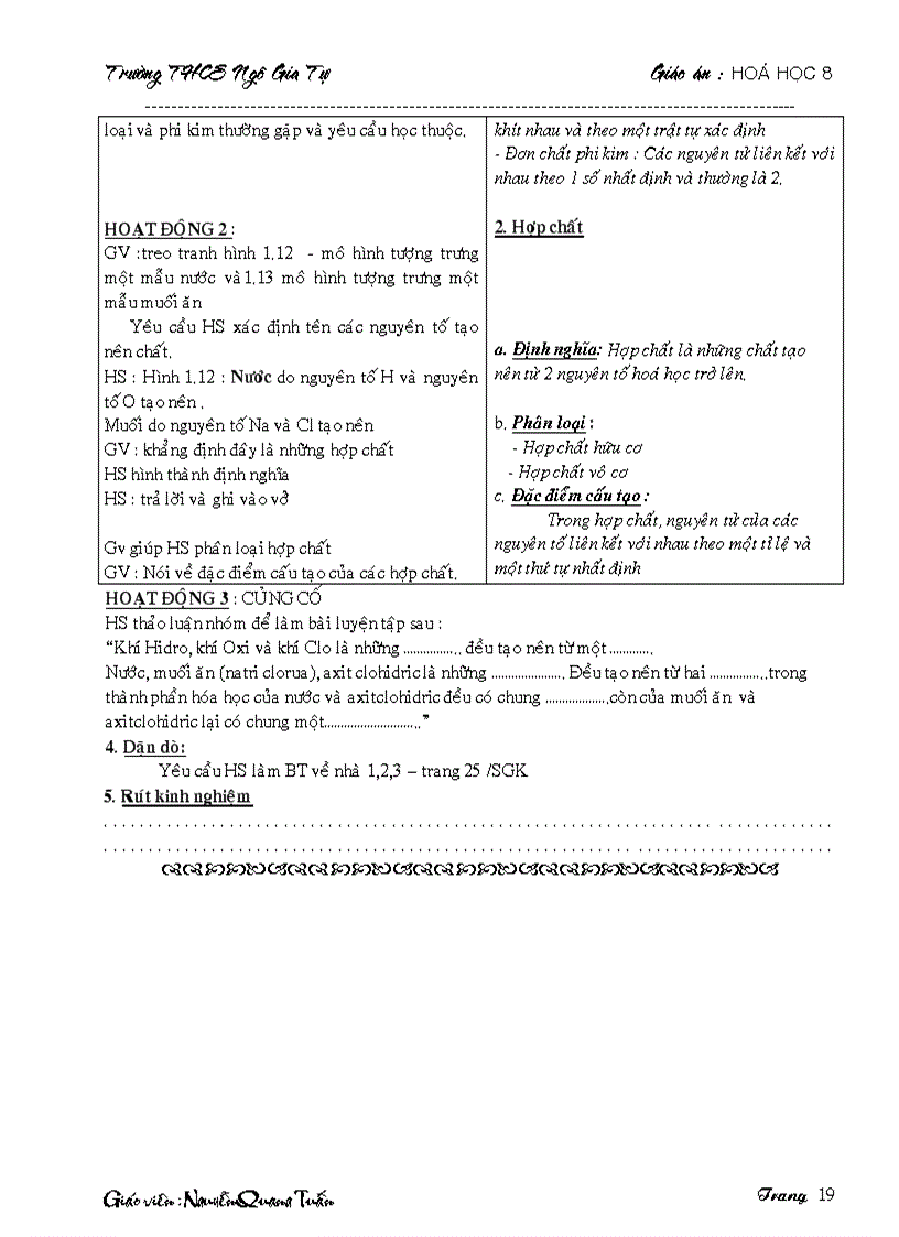 image for page Giáo án hóa 8 chọn bộ vip