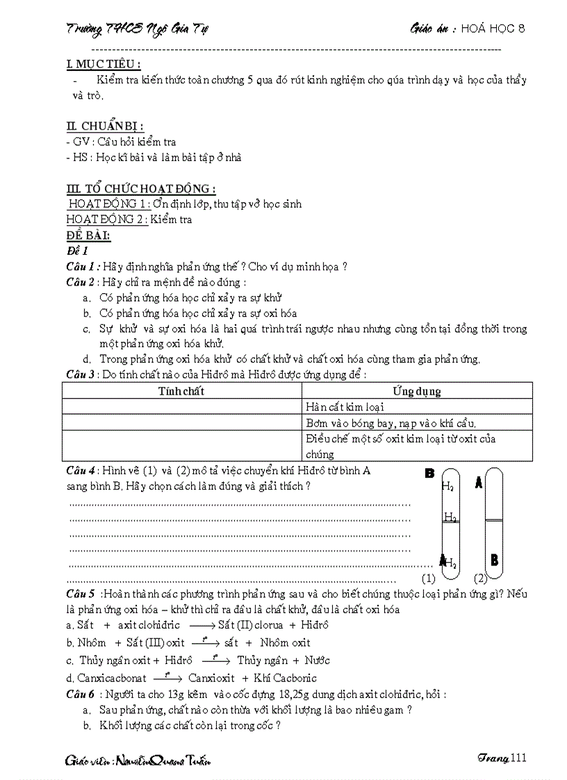 image for page Giáo án hóa 8 chọn bộ vip