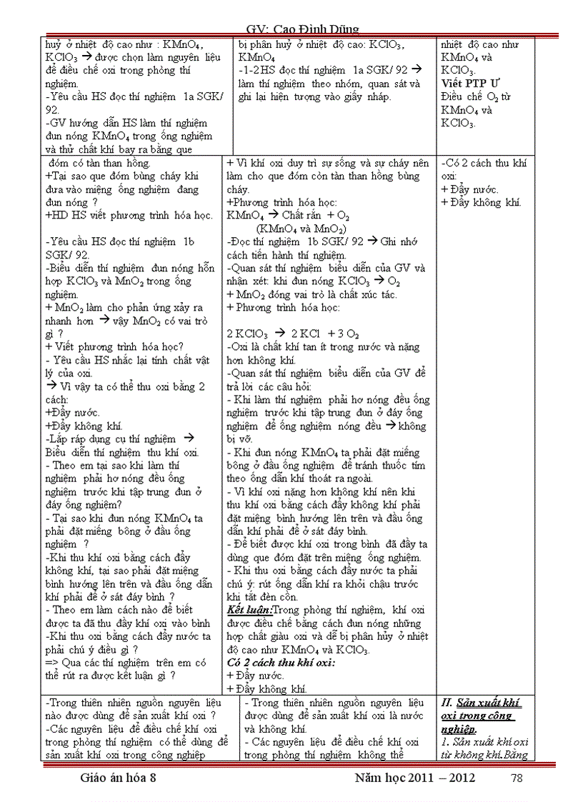 image for page Giao an hoa 8 chuan kt kn